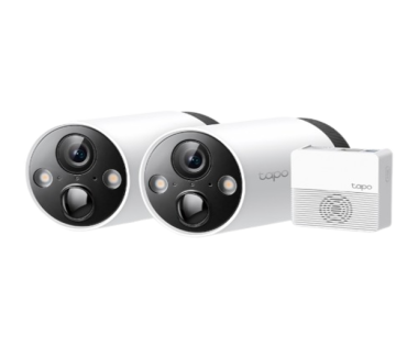 Tapo C420S2 - 2K QHD Full-Color Smart Wire-Free Security Camera System, 2-Camera System