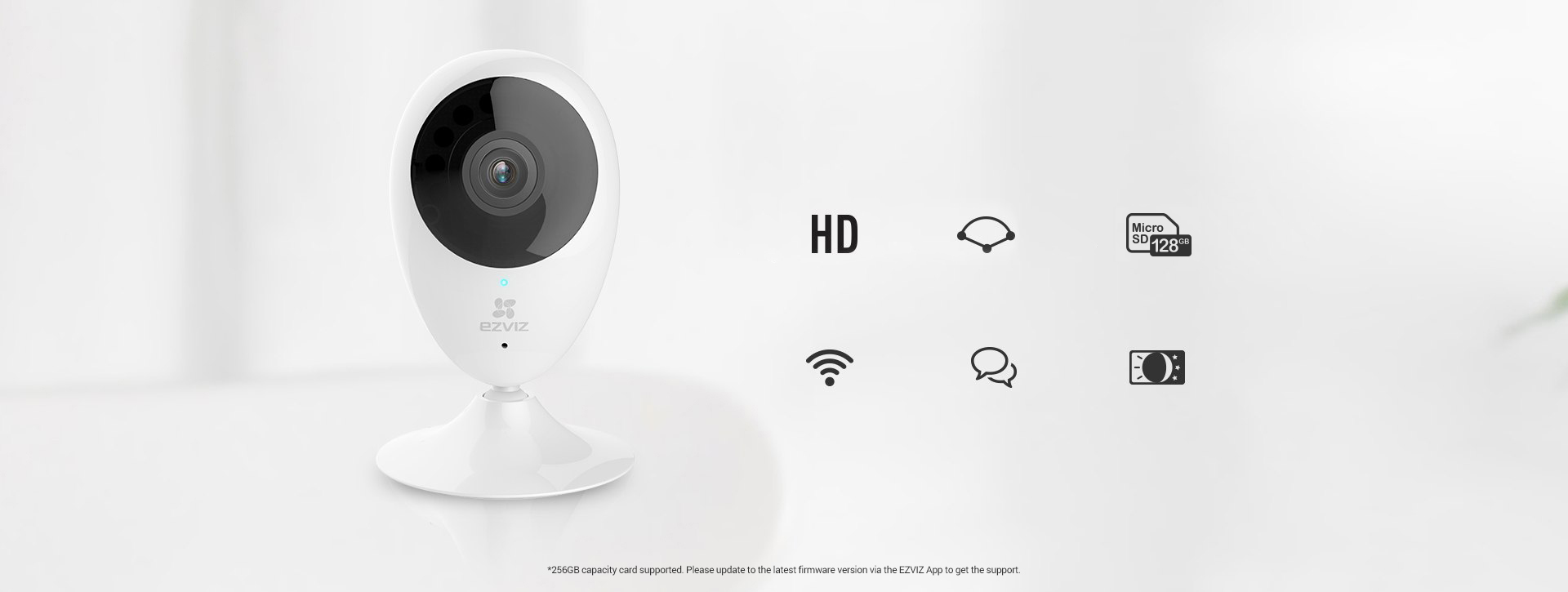 Wireless Mini Ezviz EZVIZ C2C (Mini O) 720p HD WiFi IP Camera CS
